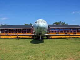 One of the planes in the resort’s airplane graveyard.